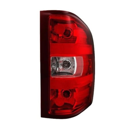 Spyder 9033094 Passenger Side Chrome & Red Factory Style Tail Light For 2007-2013 Chevy Silverado